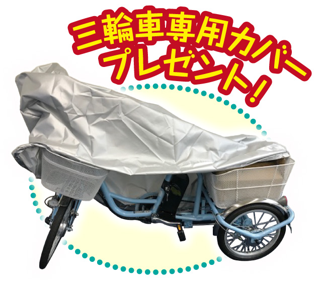 ミムゴ ノーパンク電動アシスト三輪自転車 MG-TRM20EB - 自転車