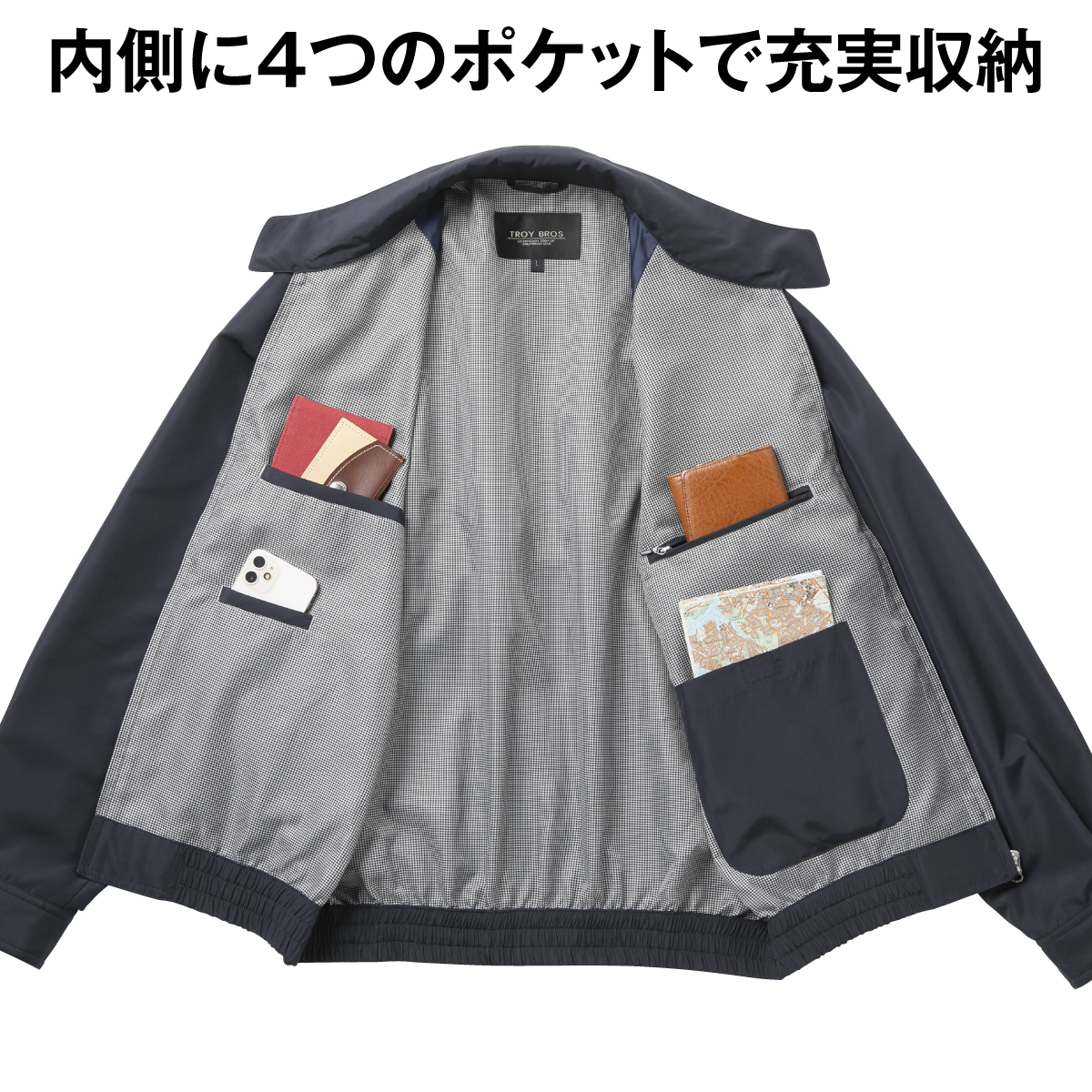 ＜トロイブロス＞スイングトップブルゾン