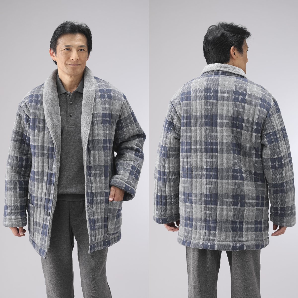 ＜ピエルッチ＞裏シャギーあったかソフトガウン"