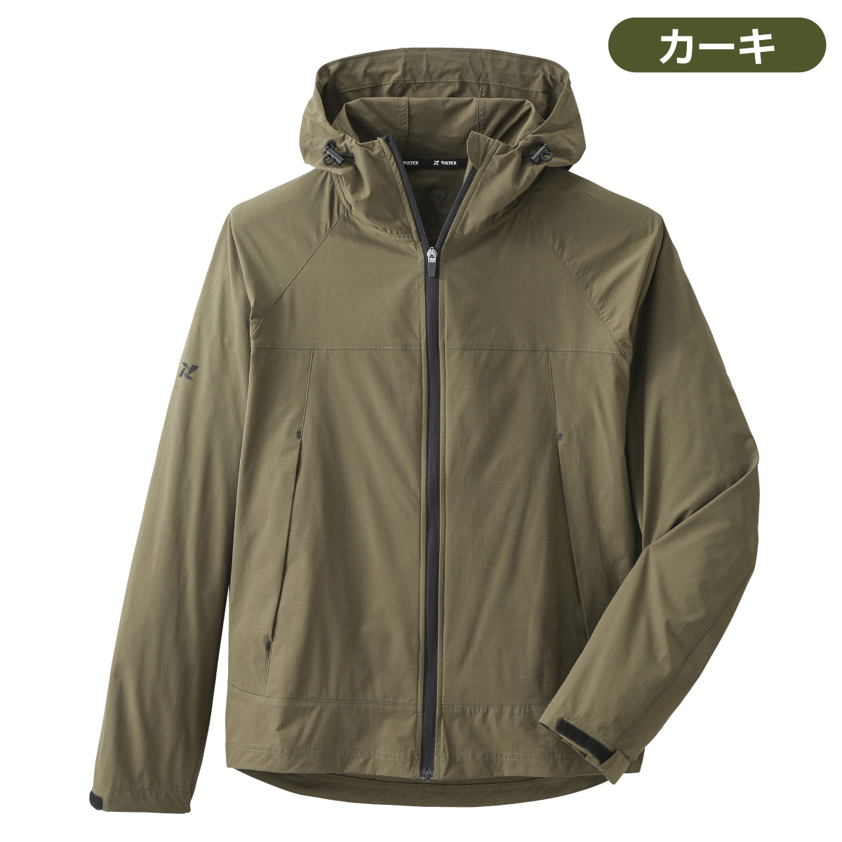 〈タルテックス〉3Dカットストレッチパーカー>