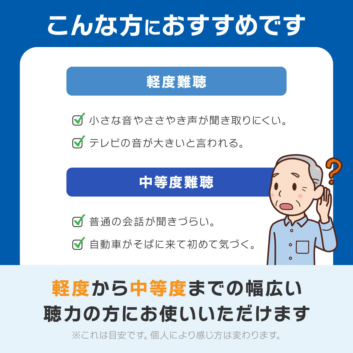 ONKYO 耳あな型補聴器 OHS-SC1 L 左耳用