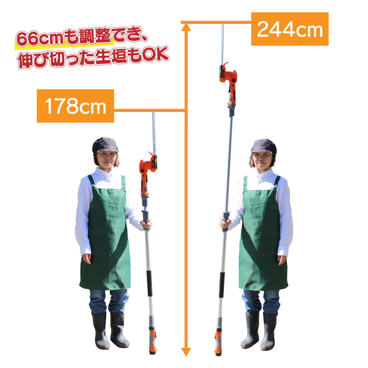 YARD FORCE コードレス2WAYバリカンIII