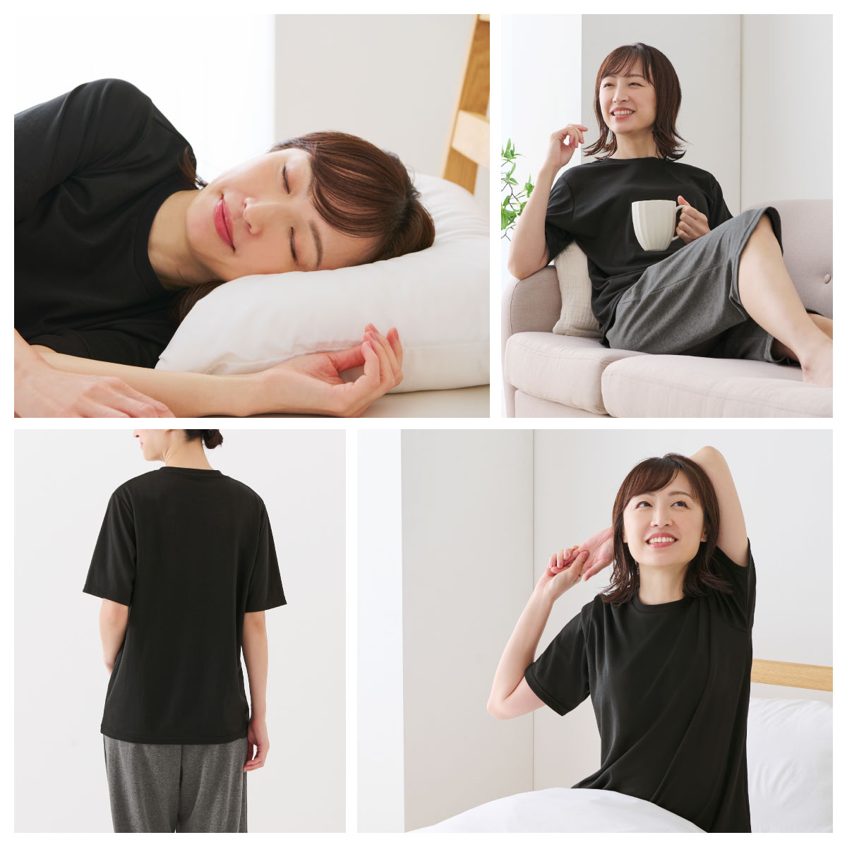 リカバリーケア メンズ半袖シャツ